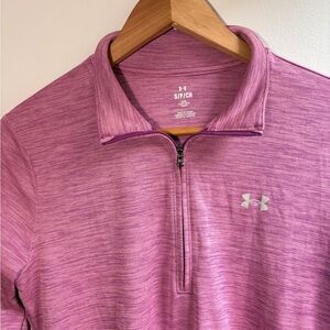 Under Armour Women’s S Pink Quarter-Zip Shirt